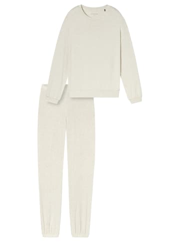 Schiesser Schlafanzug Casual Feel in Creme