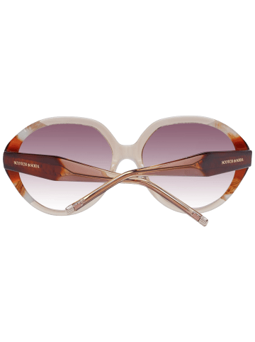 Scotch & Soda Frauen Sonnenbrille Rund Braun