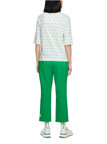 MARC CAIN Shirt mit Herzchen-Print in Weiß