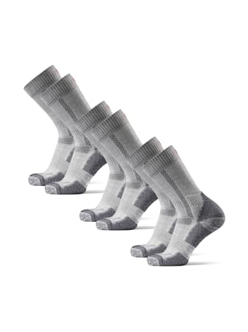 DANISH ENDURANCE Socken Classic Hiking Crew in hellgrau