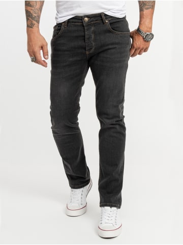 Lorenzo Loren Jeans Straight Leg in Dunkelgrau