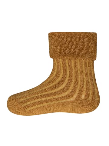 ewers 4er-Set Socken Struktur in toffee - anthrazit