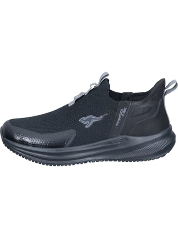 Kangaroos Sportliche Slipper in jet black/mono