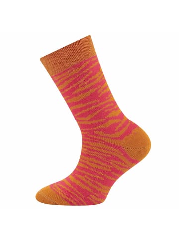 ewers 2er-Set Socken 2er Pack Herzen/Tiger in flamingo-caramel