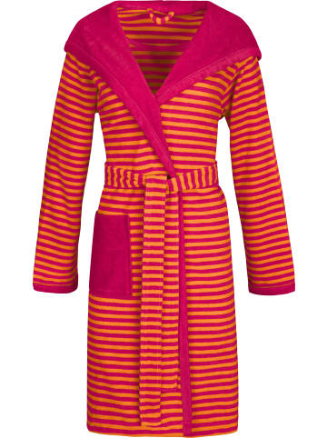 ESPRIT Bademantel mit Kapuze Striped Hoody in fuchsia