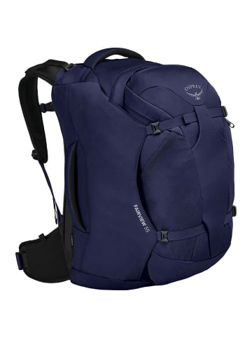 Osprey Fairview 55 - Reiserucksack 55 cm (zircon red) in winter night blue