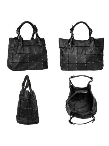 Samantha Look Shopper echt Leder in schwarz