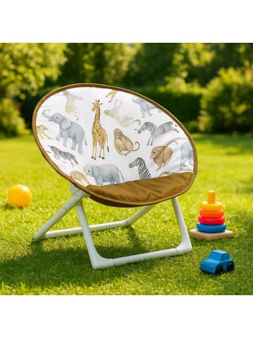 relaxdays Moonchair Kinder "Dschungel" - (B)50 x (H)47 x (T)48 cm