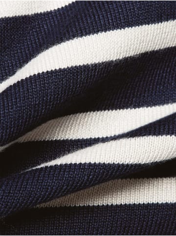 Marie Lund Strickjacke in marine ecru - 0001