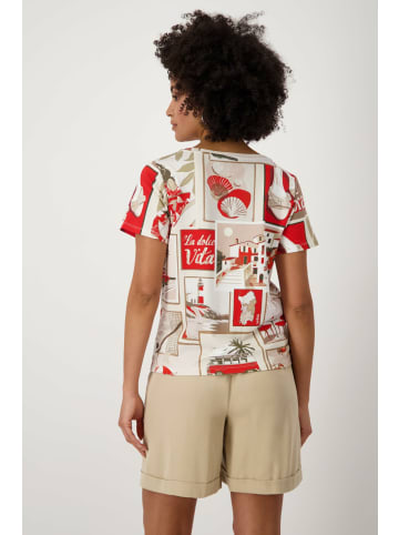 monari Rundhals T-Shirt für Damen in Bunt