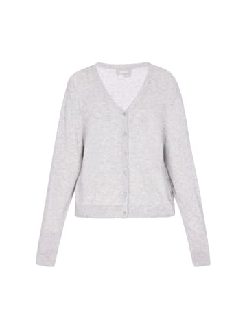 Usha Women Cardigan in light grey melange