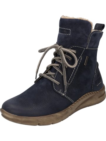 Josef Seibel Schnür-Stiefeletten für Damen in dunkel-blau