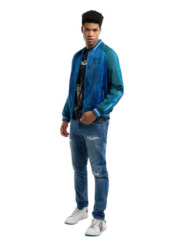 Carlo Colucci Sweatjacke Espro in Türkis