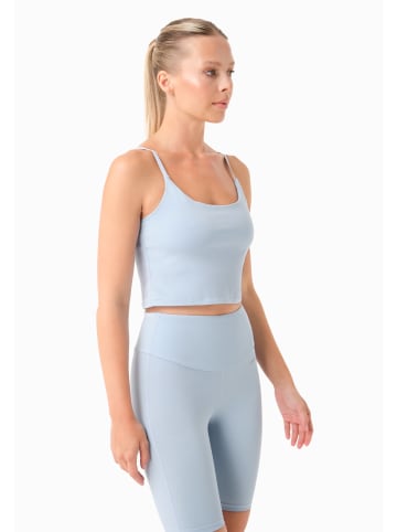 Organication Top "TARRA" in Muschelblau