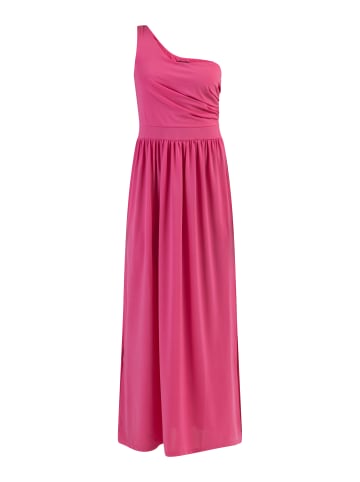 faina One-Shoulder Maxikleid in Pink