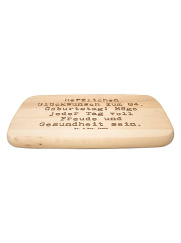 Mr. & Mrs. Panda Holzbrett Spruch 84. Geburtstag mit Spruch in Transparent