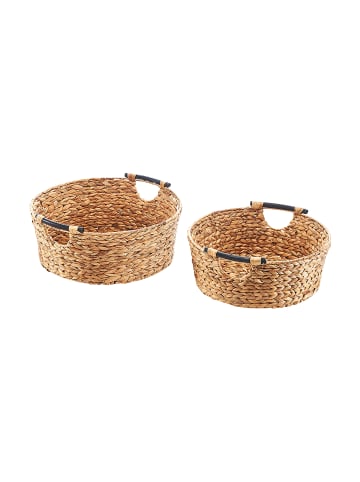 kobolo Aufbewahrungskorb HYACINTH2SET in Braun