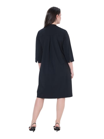 Ulla Popken Midikleid in schwarz
