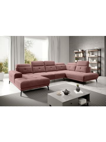 MF Design Brita Recamiere Rechts in Marsala -  (L) 205 x (B) 350 x (H) 107 cm