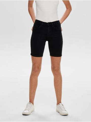 ONLY Denim Jeans Shorts Kurze Bermuda Hose ONLRAIN in Schwarz
