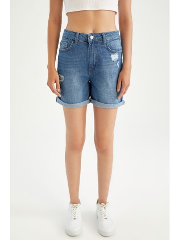 DeFacto Jeansshorts BOYFRIEND in Hellblau