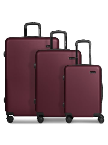 Smartbox Edition 05 4 Rollen Kofferset 3-teilig in burgundy