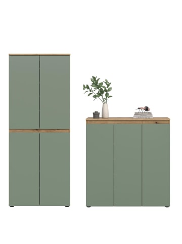 ebuy24 Schlafzimmer-Set Scarpa (2-teilig) Staubgrün 190 x 37 cm