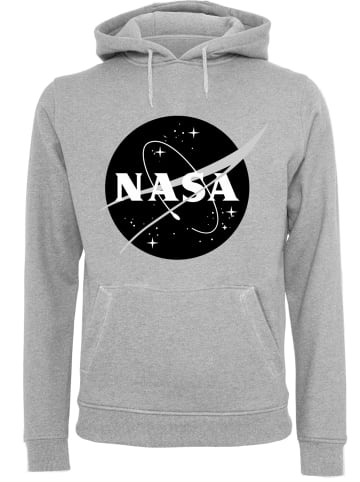 F4NT4STIC Hoodie NASA Logo Meatball PHIBER METAVERSE FASHION in grau meliert