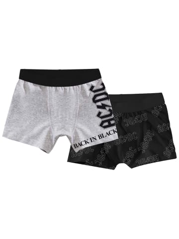 ACDC 4er Pack AC/DC Boxershort in grau/schwarz