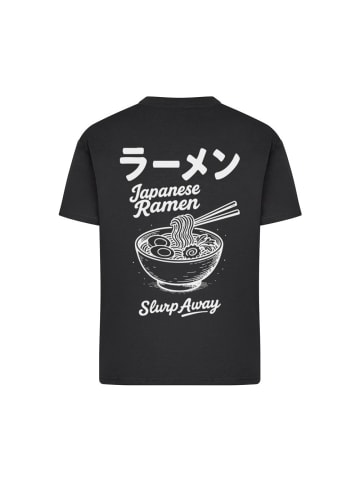 Merchcode Top "Ladies Japanese Ramen Tee" in Schwarz