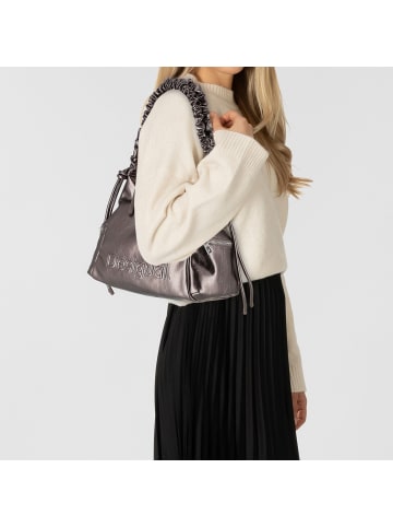 Desigual Half Montville Schultertasche 29.5 cm in brushed silver