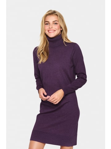 SAINT TROPEZ Kleid U6801, Gerade Passform in Indigo Purple Melange