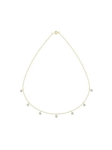 Alexander York Kette ZIRKONIA in Gold aus 925 Sterling Silber in gold
