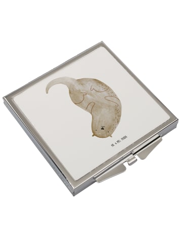 Mr. & Mrs. Panda Schminkspiegel Otter Kopfüber ohne Spruch in Weiß