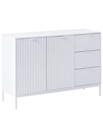 Beliani Sideboard ADELAIDE in Weiß - (W) 118 x (H) 80 x (L) 40 cm