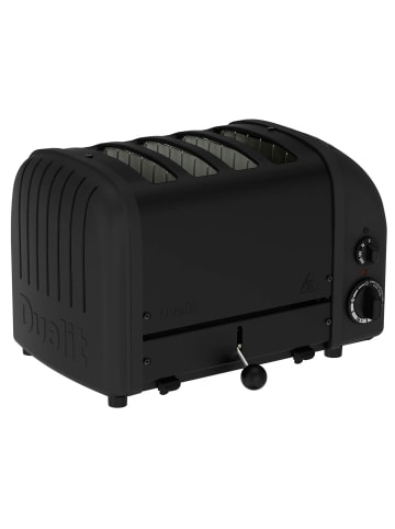 DUALIT | Toaster, NEWGEN STEALTH, schwarz, 4 Scheiben