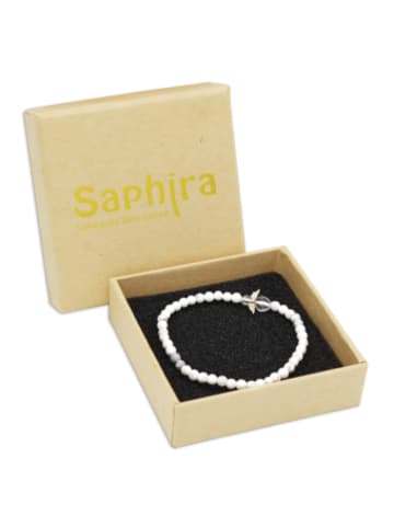 JOJO Handelsagentur Nonbook - Howlith Schutzengel Edelsteinarmband