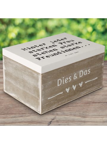 Mr. & Mrs. Panda Geschenkbox Spruch Hoffnung Freundinnen mit Spruch in Weiß