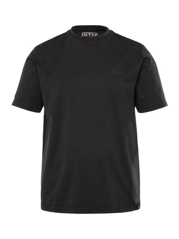 STHUGE Kurzarm T-Shirt in schwarz