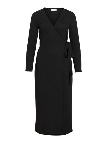 Vila Kleid mit V-Ausschnitt in Black
