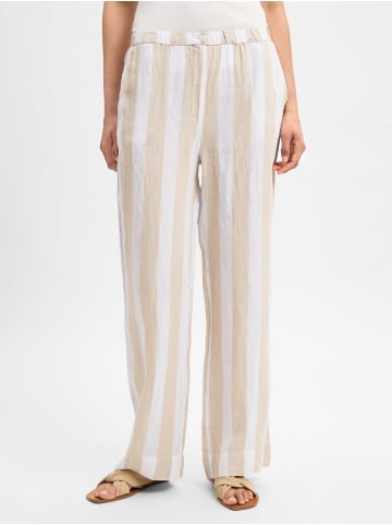 IPURI Hose in melange weiß - 0001