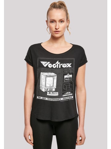 F4NT4STIC Long Cut T-Shirt Retro Gaming Vectrex 1982 in schwarz