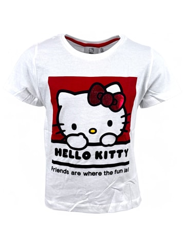 Cerda T-Shirt Hello Kitty in Weiß