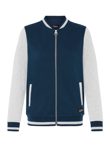 Oxmo Zip-Jacke OXONANA SWEAT JACKET in Blau