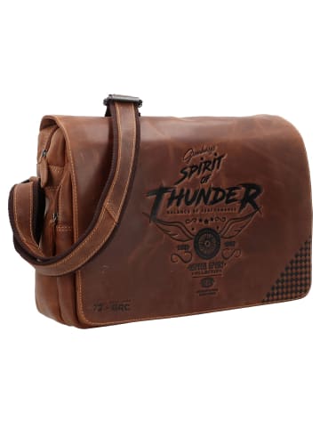 Greenburry Racing Collection Atlanta Aktentaschen Messenger Leder 36 cm braun