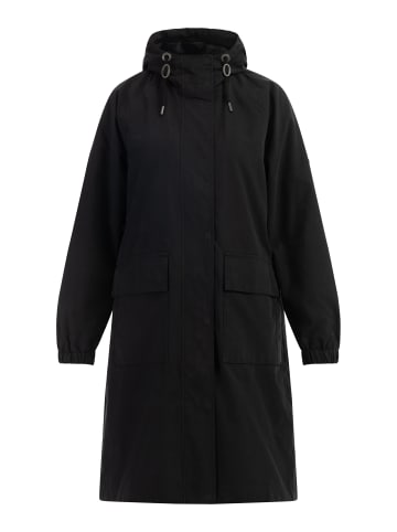 DreiMaster Vintage Leichter Baumwollparka in Schwarz