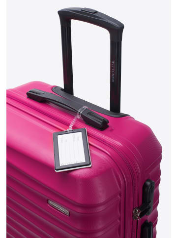 Wittchen MEDIUM SUITCASE FROM ABS WITH LUGGAGE TAG in Pink