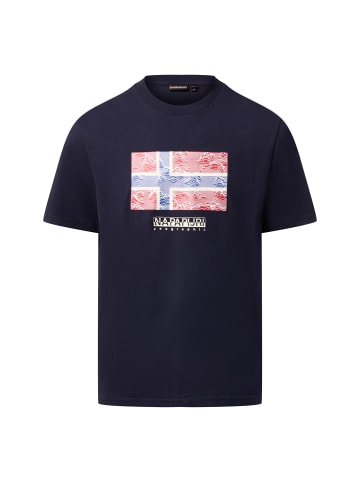 Napapijri T-Shirt Drapeau in marine
