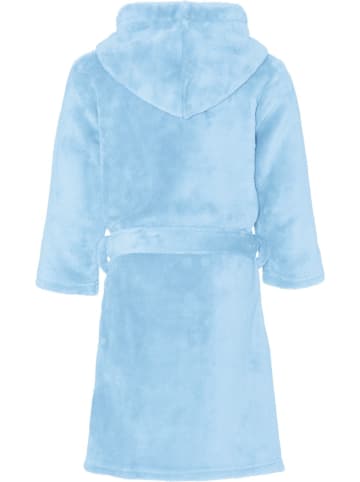 Playshoes Bademantel "Fleece-Bademantel uni" in Blau