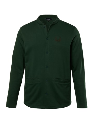 Men Plus Sweatjacke in dunkelgrün